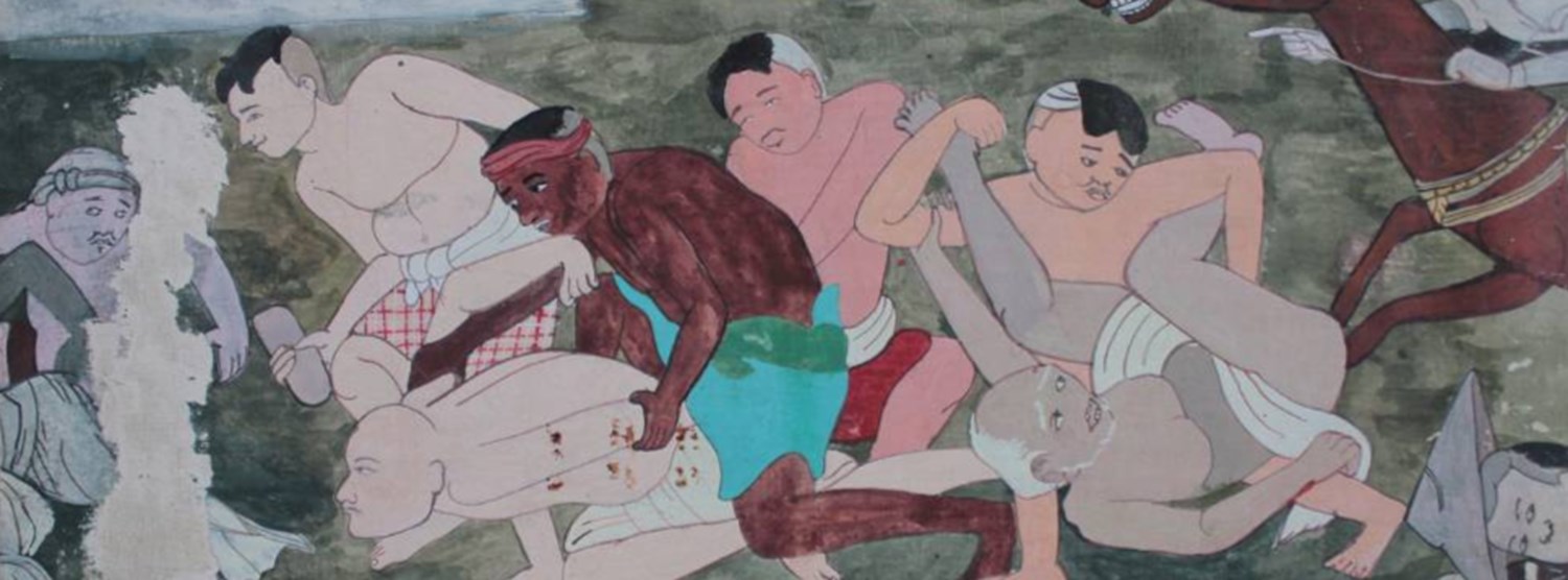 Phaph Kak (Thai Mural Painting - Wall Art) ภาพกาก จิตรกรรมฝาผนัง Zipevent