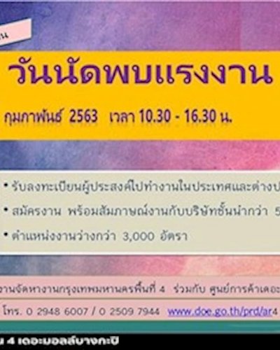 วันนัดพบแรงงาน Zipevent