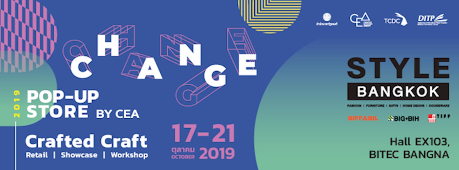 Change Pop-up Store by CEA: Crafted Craft Zipevent