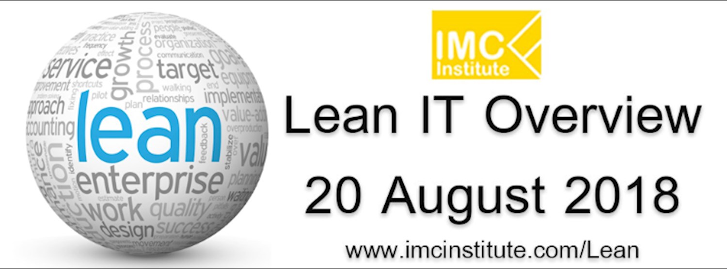 Lean IT Overview 20 สิงหาคม 2018     Zipevent