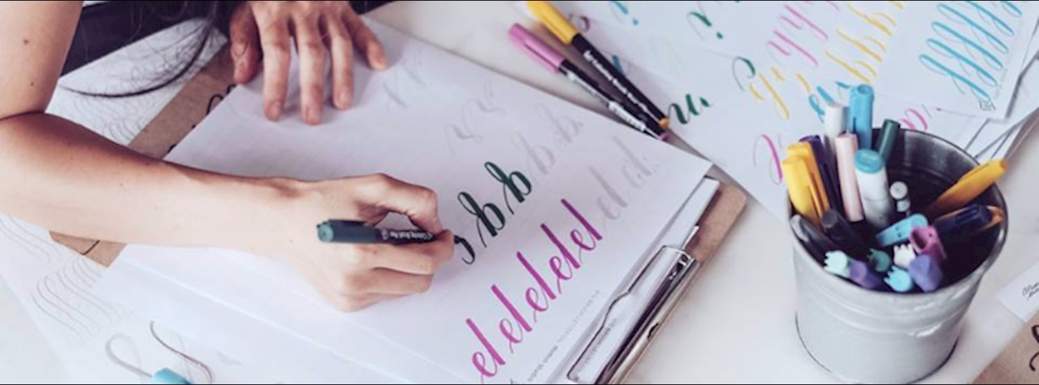 Modern Brush Calligraphy Zipevent