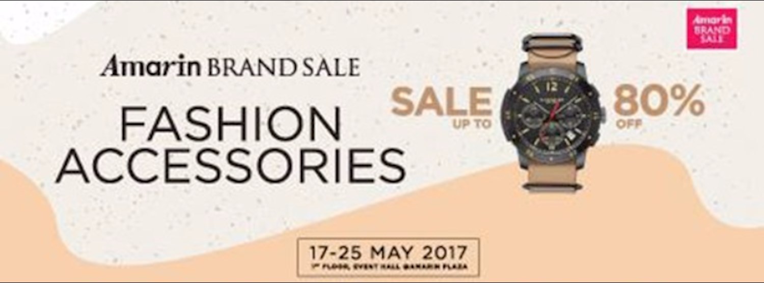 Amarin Brand Sale : Fashion Accessories Sales Up To 80% Zipevent