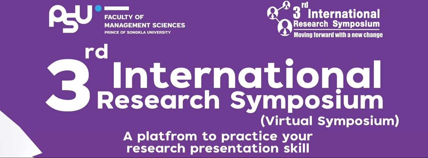 3rd international research symposium Zipevent