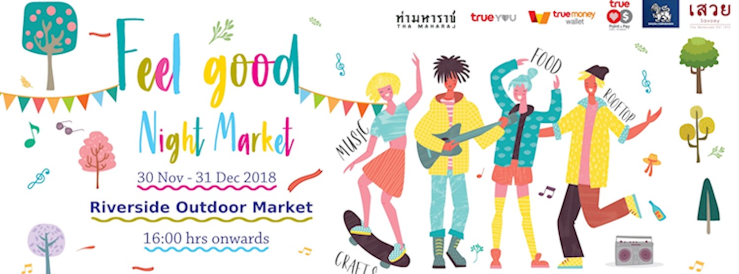 Feel good Night Market | Riverside Outdoor Market Zipevent