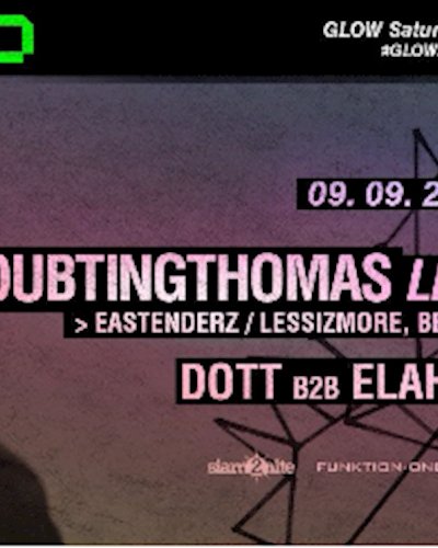 GLOW w/ DoubtingThomas LIVE! Zipevent