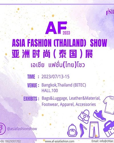 Asia Fashion (Thailand) Show Zipevent