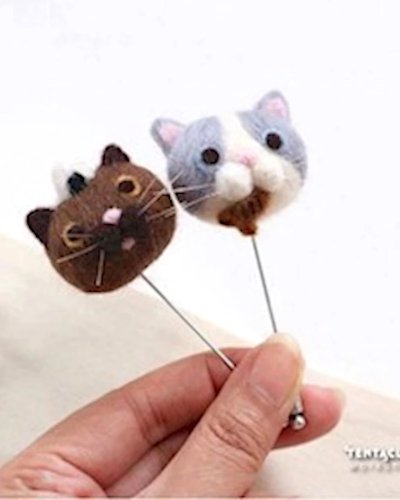 ‘Kitty Brooch’ Felting Workshop Zipevent