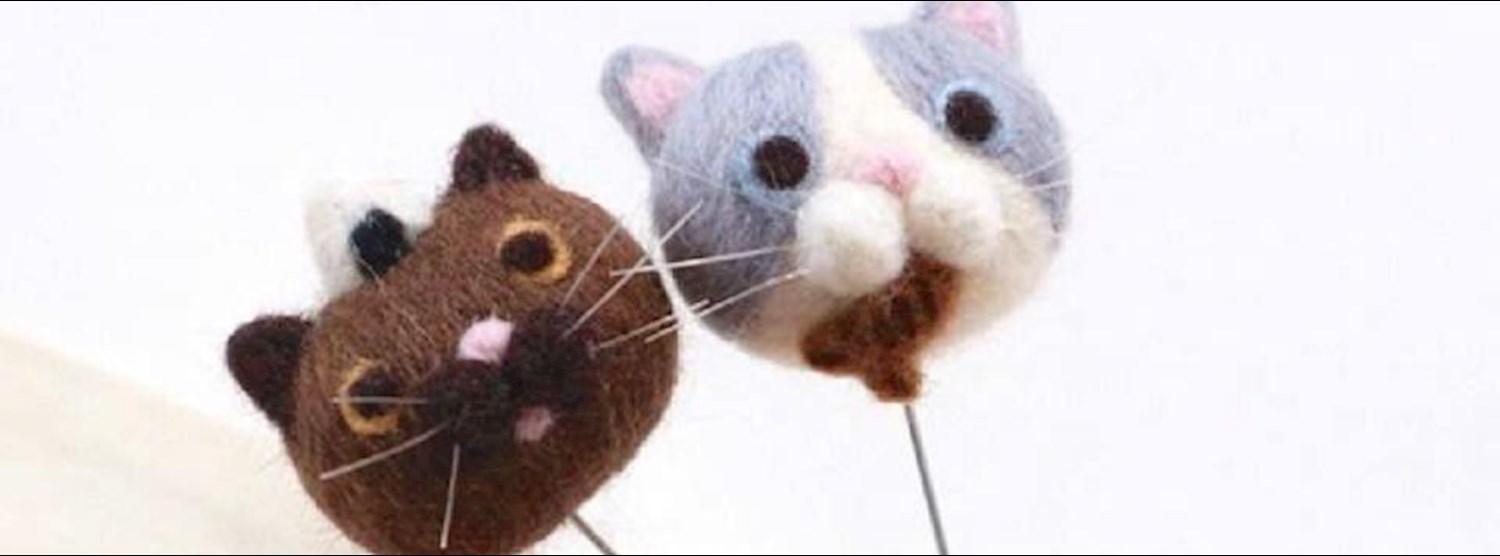 ‘Kitty Brooch’ Felting Workshop Zipevent