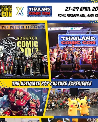 Bangkok Comic Con x Thailand Comic Con 2018 Zipevent