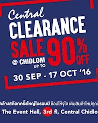 Central Clearance Sale @Chidlom Zipevent