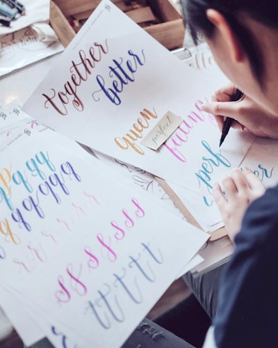 Big Brush Lettering Zipevent