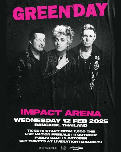 Green Day Live in Bangkok Zipevent