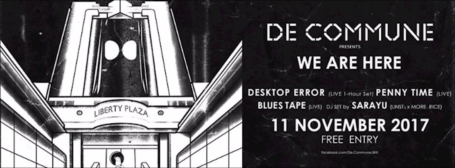 De Commune Presents "We Are Here" Zipevent