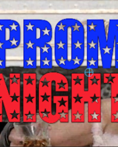 TRASHER X SHARK " PROM NIGHT " I HAVE THE TIME OF MY LIFE Zipevent