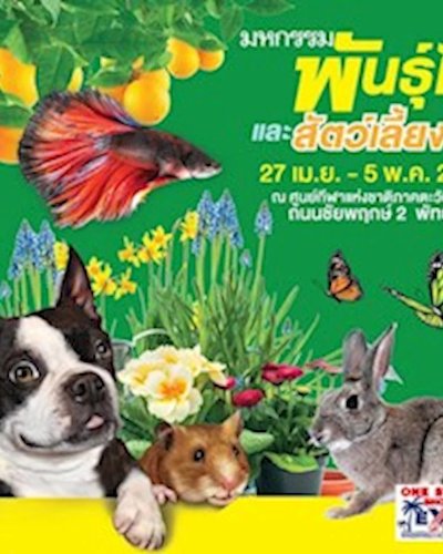 งานมหกรรมพันธุ์ไม้และสัตว์เลี้ยง Zipevent