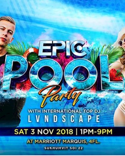 EPIC POOL PARTY l SAT 3 NOV 2018 Zipevent