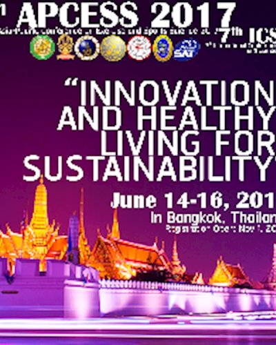 The 8th Asia-Pacific Conference on Exercise and Sports Science 2017 ( 8th APCESS 2017)  in conjunction with 7th International Conference on Sport and Exercise Science (the 7th ICSES) Zipevent