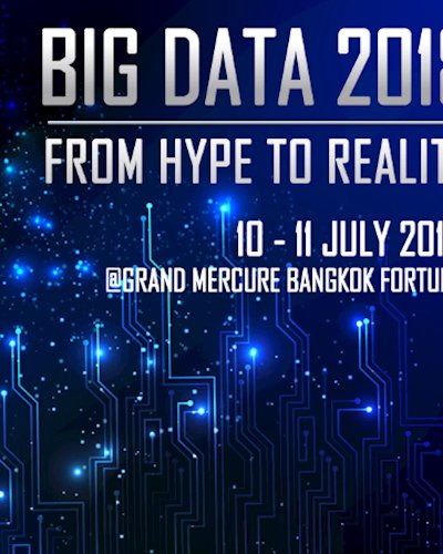 เจาะลึก Big Data ทุกมิติ กับ 18 วิทยากร 10 - 11 กรกฎาคม 2018 นี้ Zipevent