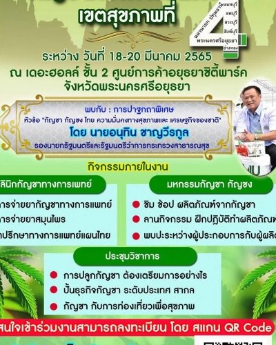 กัญชาทางการแพทย์เขตสุขภาพที่ 4 Zipevent
