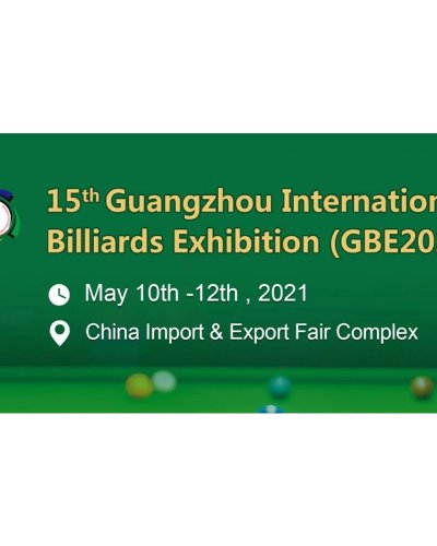 15th Guangzhou International Billiards Exhibition (GBE2021) Zipevent