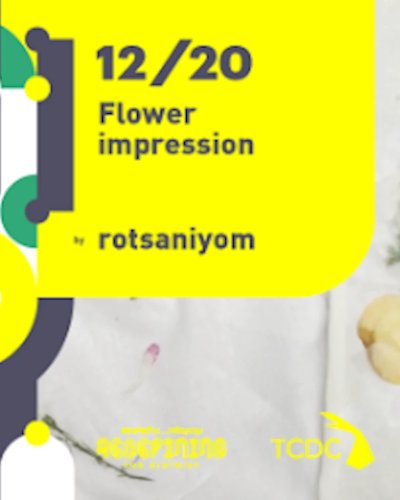 12/20 : Flower impression Zipevent