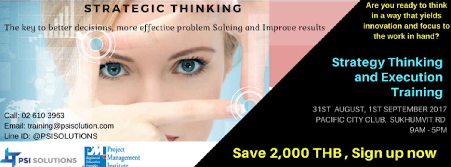 Strategic Thinking and Execution Training Zipevent