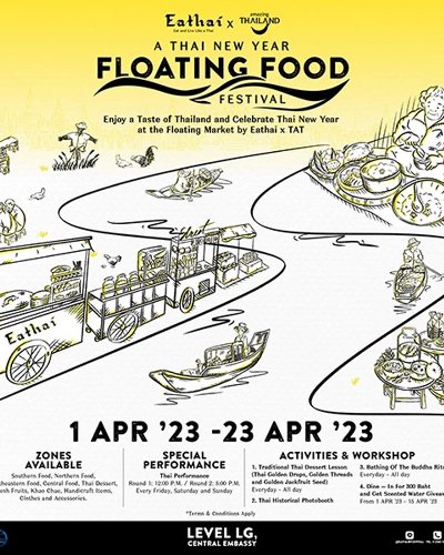 A Thai New Year Floating Food Festival Zipevent