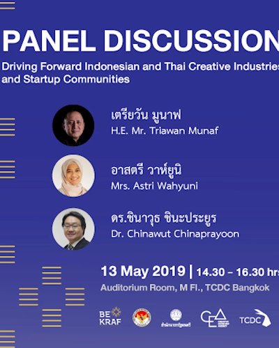 Panel Discussion: “Driving Forward Indonesian and Thai Creative Industries and Startup Communities” Zipevent