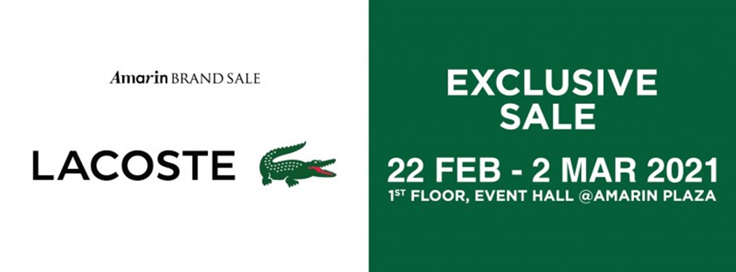 LACOSTE Exclusive Sale Zipevent