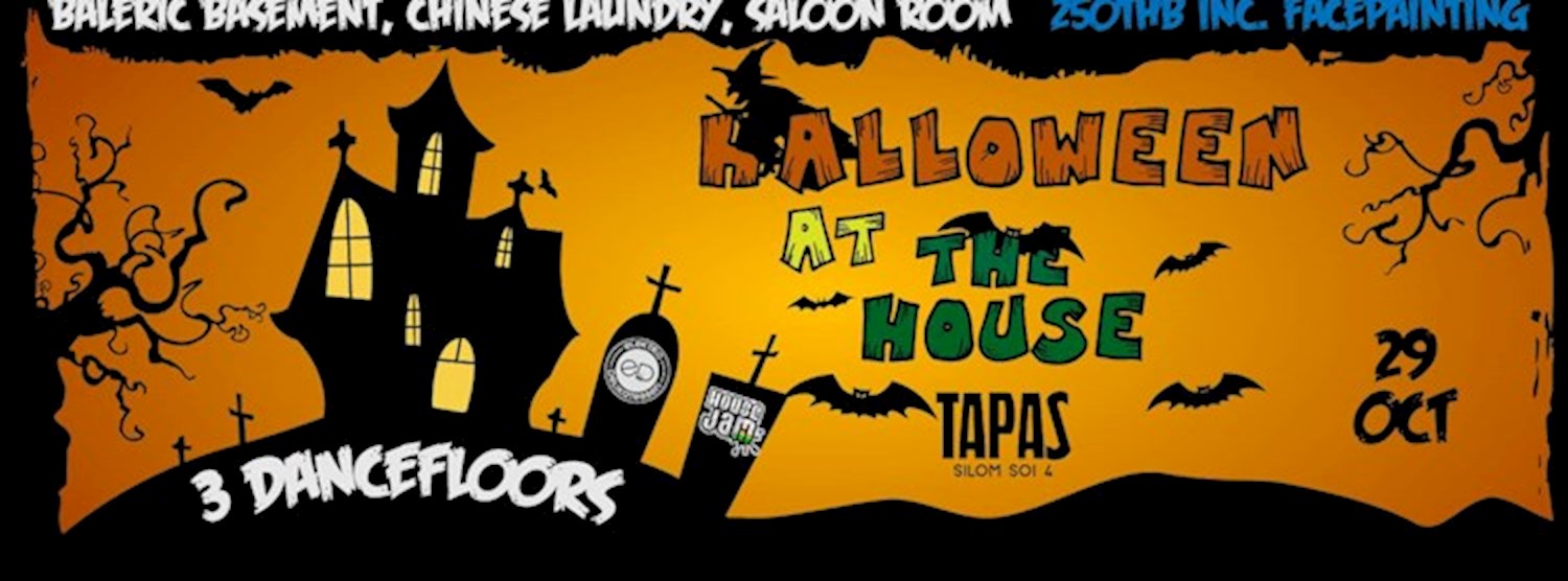 Halloween at The House - 29 Oct | Tapas Zipevent