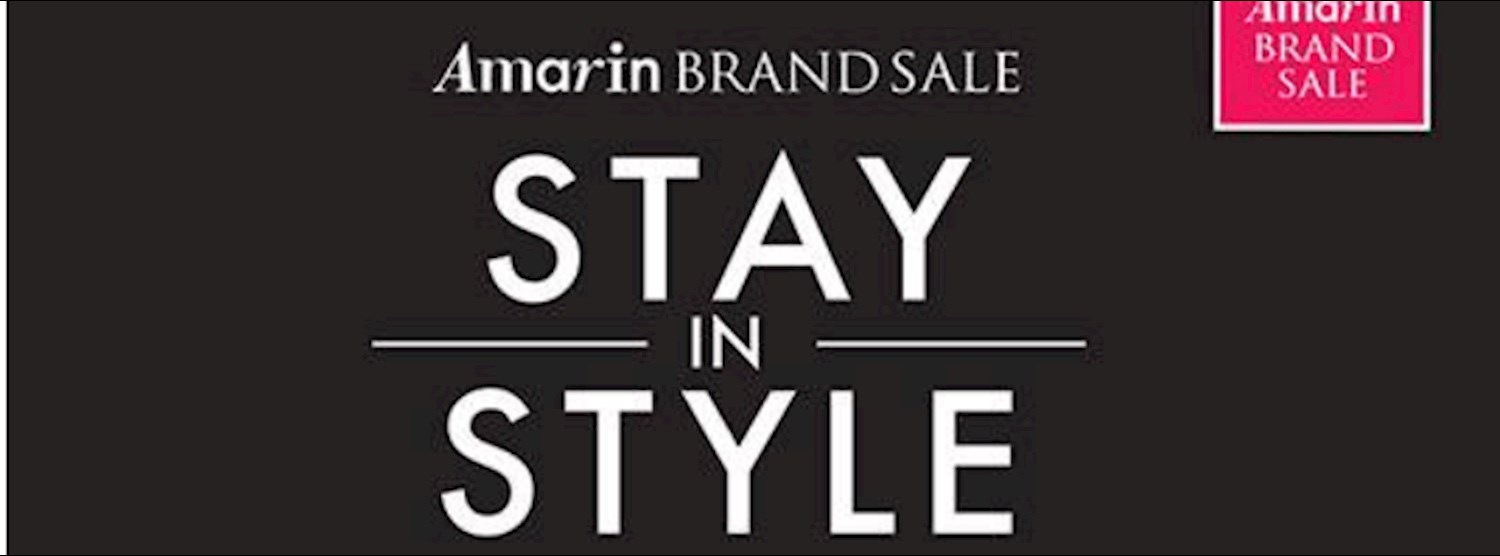 Amarin Brand Sale : Stay in Style Sale Up To 70% Zipevent