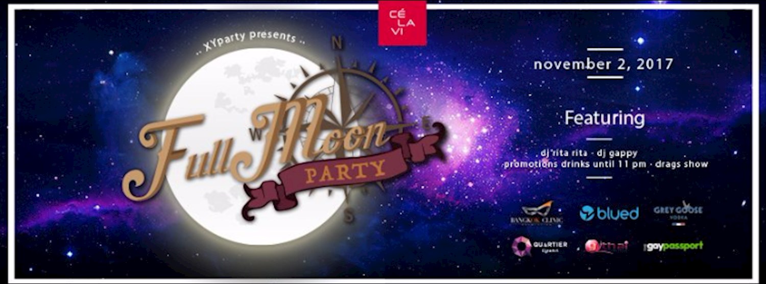 XY Thursdays Nov 2rd "Fullmoon Party" at CÉ La Vi Bkk Zipevent