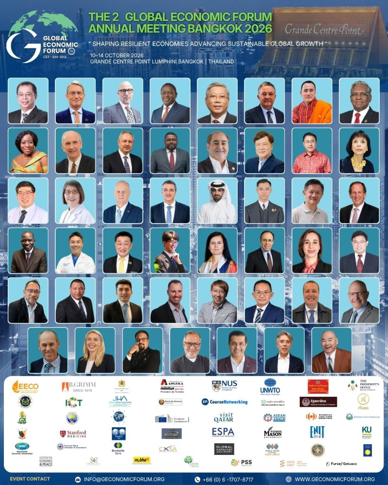 The 2nd Global Economic Forum Annual Meeting 2026 [B2C] Zipevent