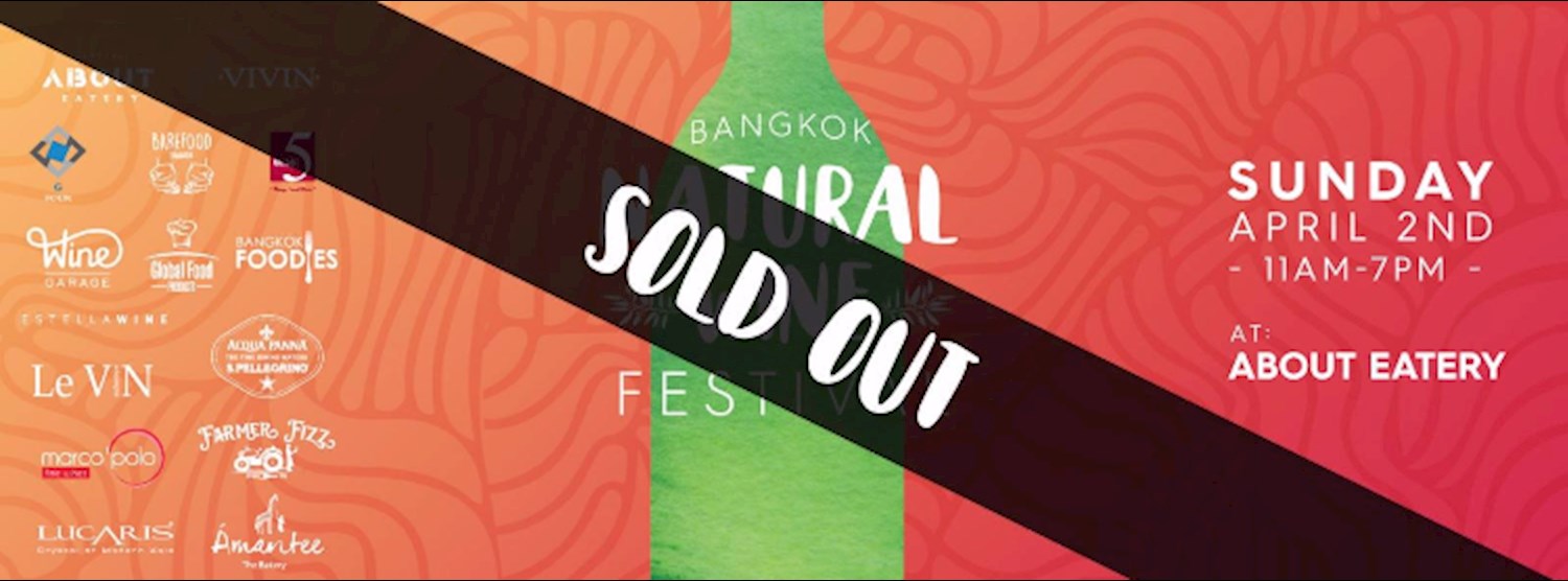 Bangkok Natural Wine Festival at About Eatery Sunday 2nd April Zipevent