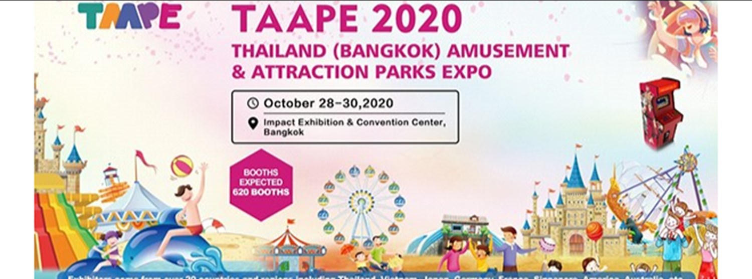Thailand (Bangkok) Amusement and Attraction Parks Expo 2020 Zipevent