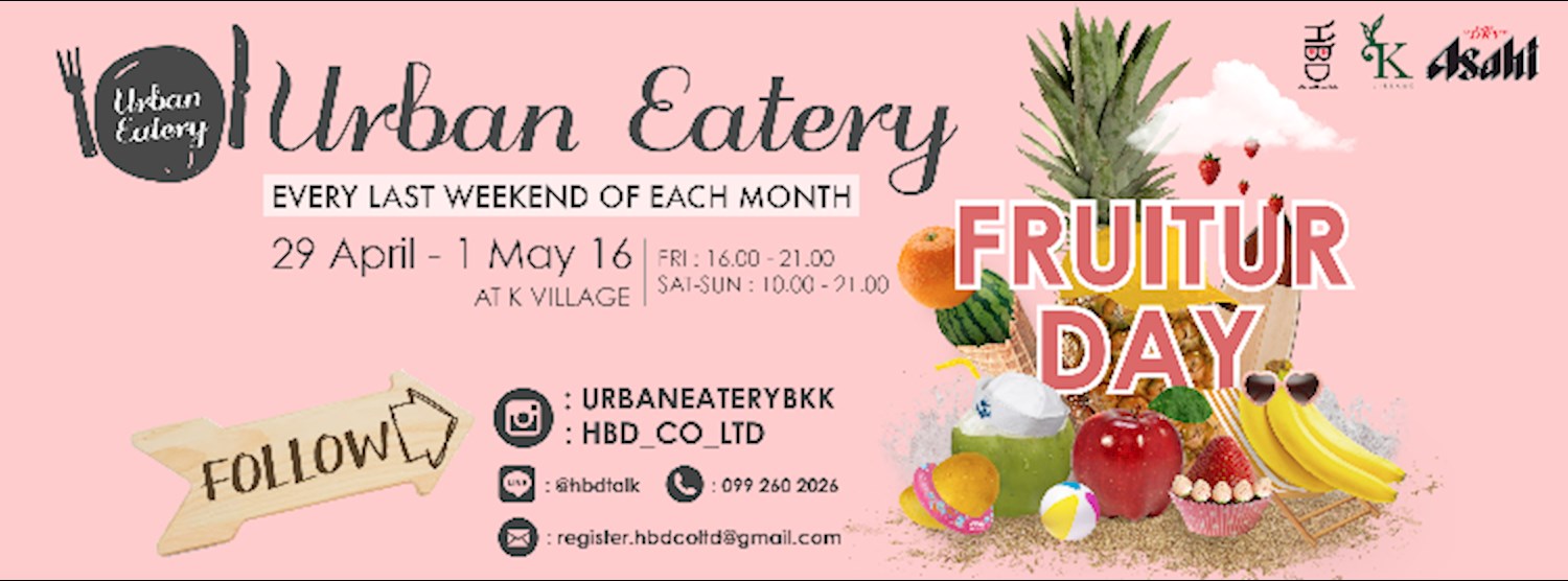 Urban Eatery - Fruiturday Zipevent