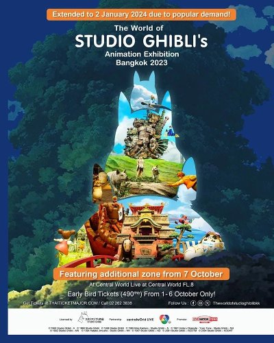 The World of STUDIO GHIBLI's Animation Exhibition Bangkok 2023 Zipevent