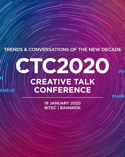 Creative Talk Conference 2020 เตรียมพร้อมความรู้ สู่ทศวรรษใหม่ Zipevent