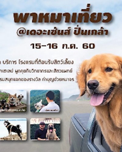 หมาพาเที่ยว Zipevent