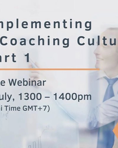 Free Webinar: Implementing a Coaching Culture Part 1 - 1st July Zipevent