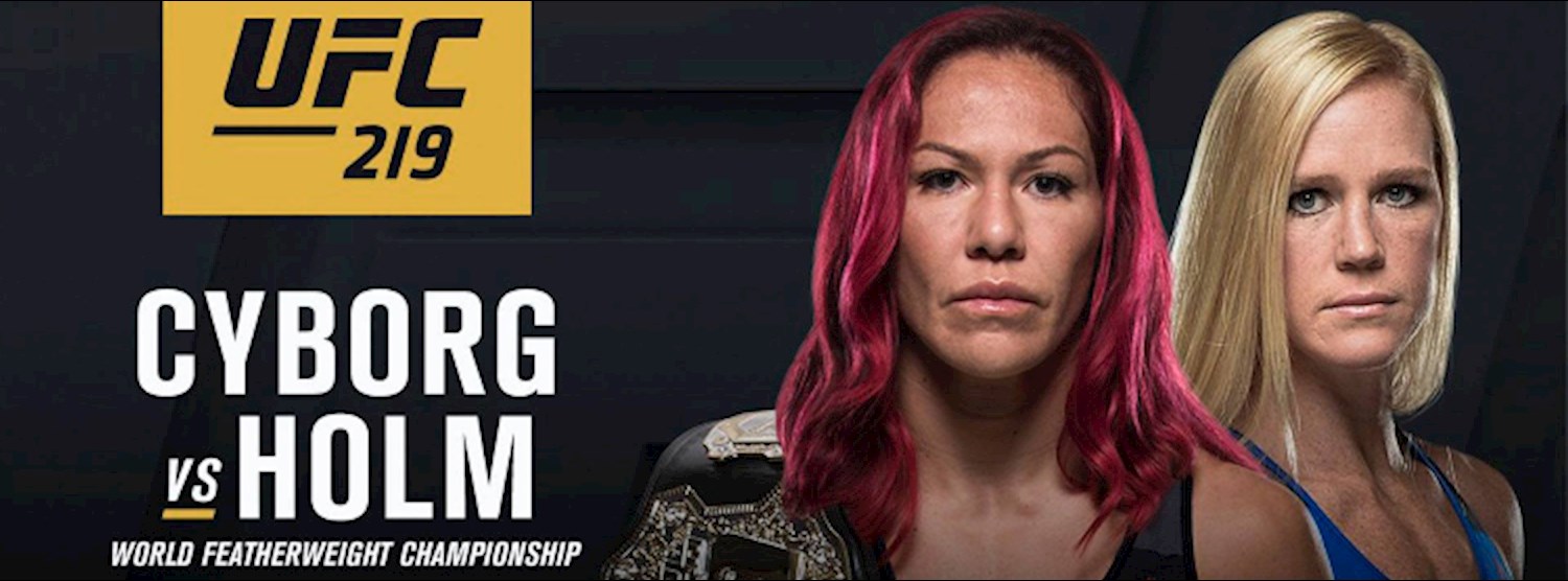 UFC 219 Cyborg vs Holm Zipevent