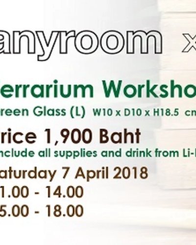 Terrarium Workshop by Tiny Tree at anyroom  Zipevent