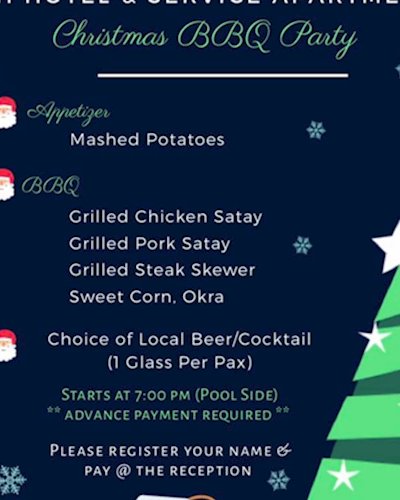 Christmas BBQ Dinner Party @Poolside Zipevent
