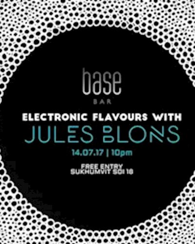 Electronic Flavours with Jules Blons | 14.07 Zipevent