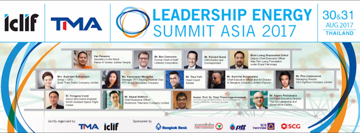 Leadership Energy Summit Asia – Thailand 2017 Zipevent