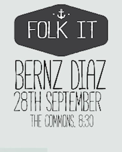 Folk it! Bernz Diaz at The Commons Zipevent