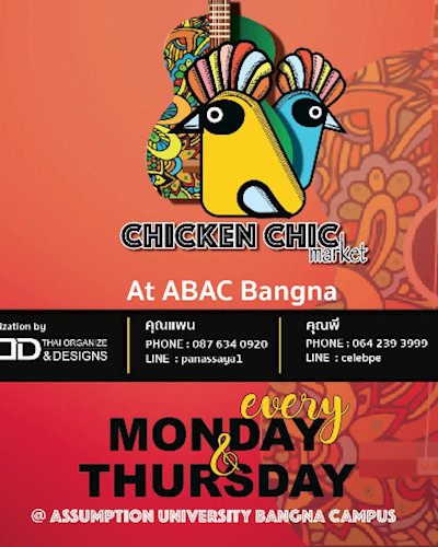 Chicken chic Market At Abac bangna Zipevent