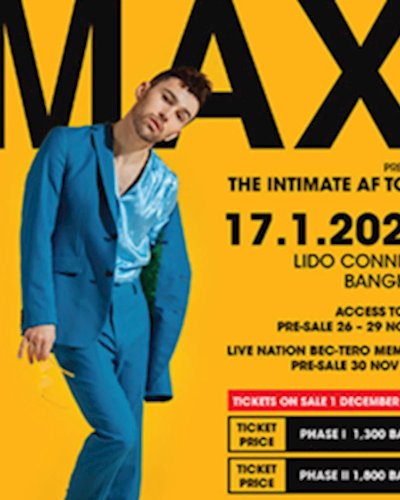 MAX THE INTIMATE AF TOUR Zipevent