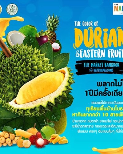 The Color Of Durian & Eastern Fruit Zipevent