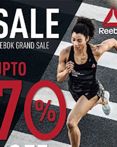 Reebok Grand Sale up to 70% Zipevent